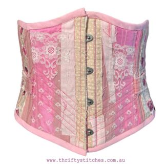 scrap textile corset